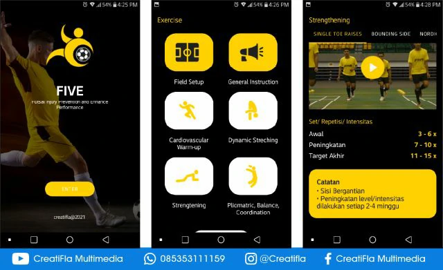 jasa Mobile App FIVE Futsal