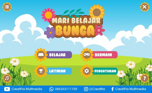 jasa Multimedia Interaktif Belajar Bunga